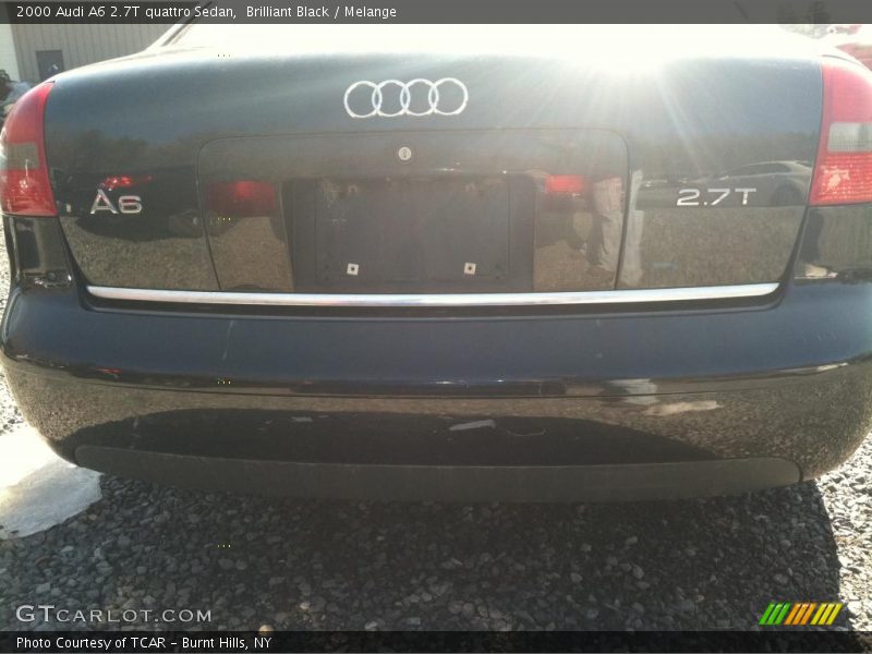 Brilliant Black / Melange 2000 Audi A6 2.7T quattro Sedan