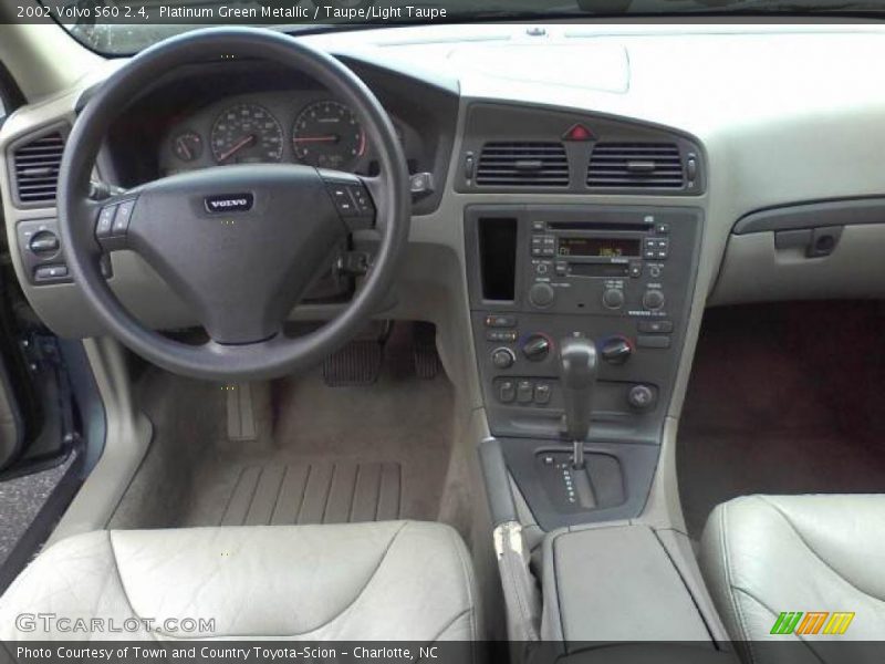 Platinum Green Metallic / Taupe/Light Taupe 2002 Volvo S60 2.4