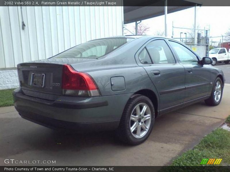Platinum Green Metallic / Taupe/Light Taupe 2002 Volvo S60 2.4