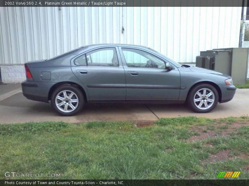 Platinum Green Metallic / Taupe/Light Taupe 2002 Volvo S60 2.4