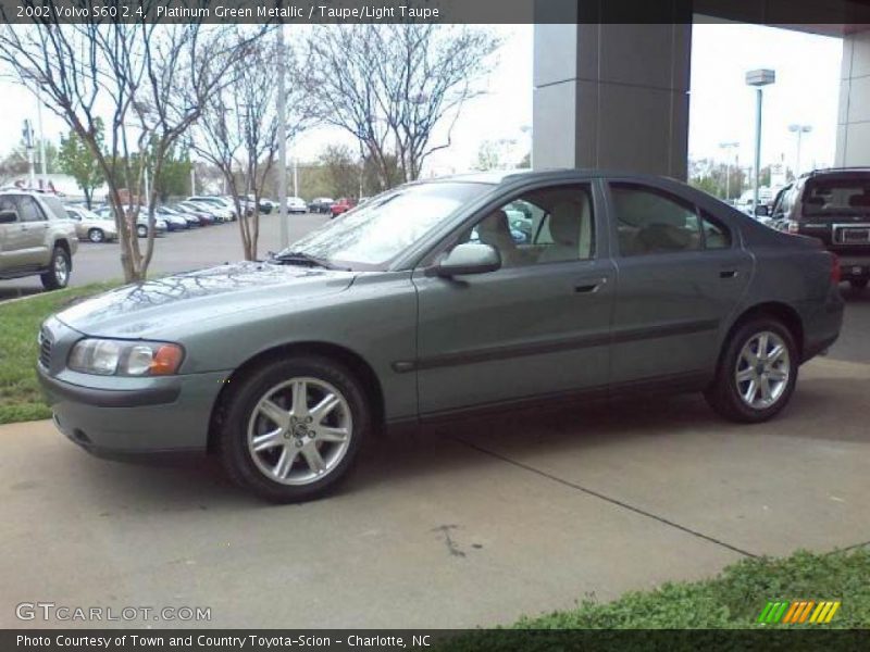 Platinum Green Metallic / Taupe/Light Taupe 2002 Volvo S60 2.4