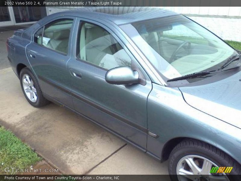 Platinum Green Metallic / Taupe/Light Taupe 2002 Volvo S60 2.4