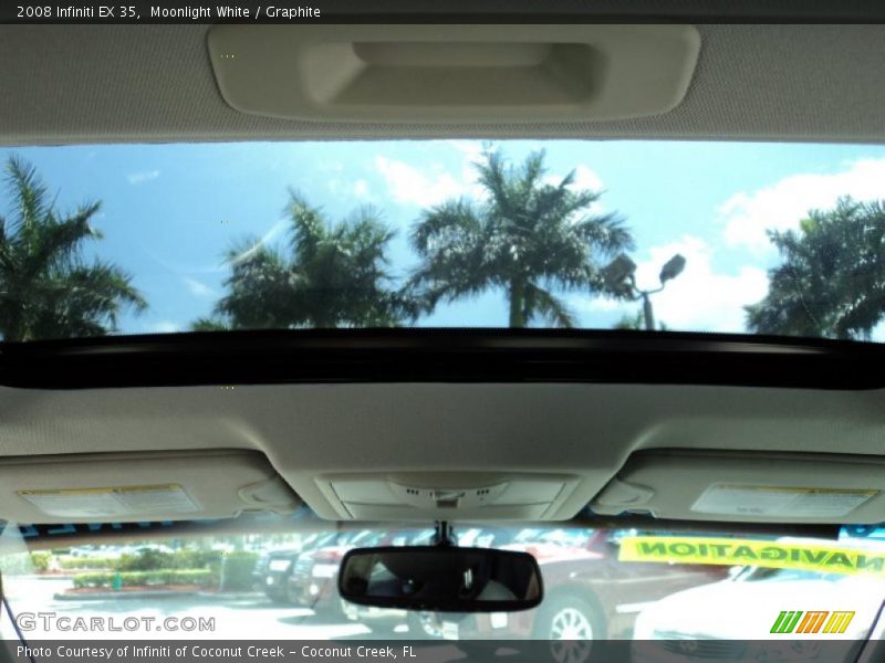 Moonlight White / Graphite 2008 Infiniti EX 35