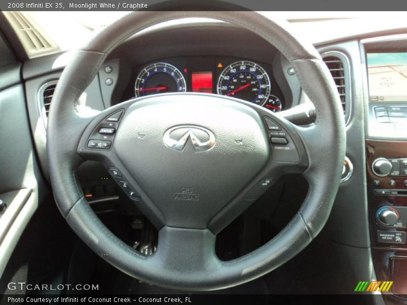 Moonlight White / Graphite 2008 Infiniti EX 35