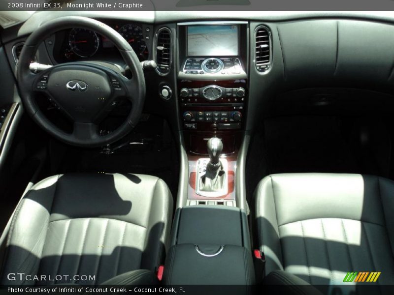 Moonlight White / Graphite 2008 Infiniti EX 35