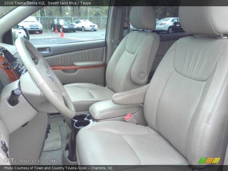  2010 Sienna XLE Taupe Interior