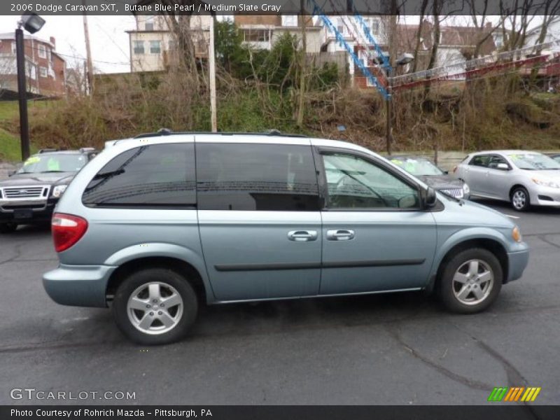 Butane Blue Pearl / Medium Slate Gray 2006 Dodge Caravan SXT