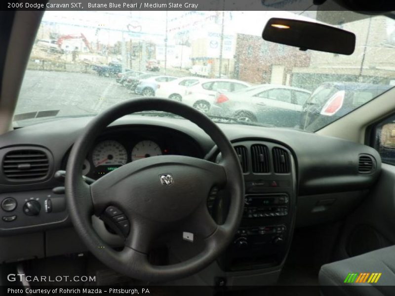 Butane Blue Pearl / Medium Slate Gray 2006 Dodge Caravan SXT