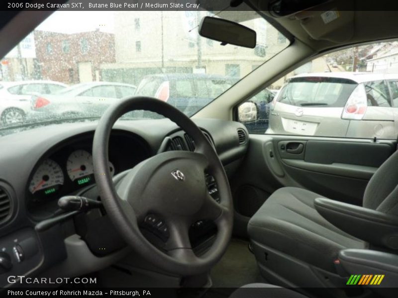 Butane Blue Pearl / Medium Slate Gray 2006 Dodge Caravan SXT