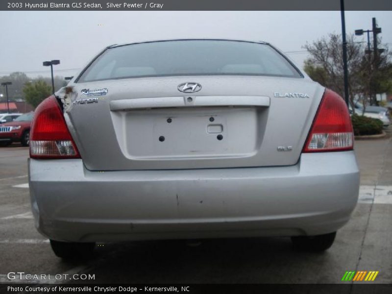 Silver Pewter / Gray 2003 Hyundai Elantra GLS Sedan