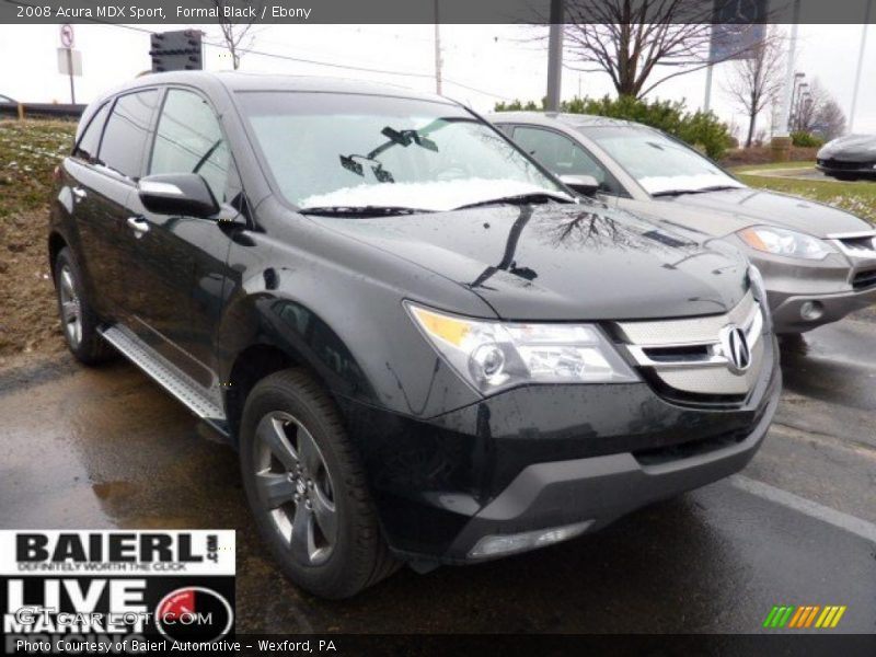 Formal Black / Ebony 2008 Acura MDX Sport