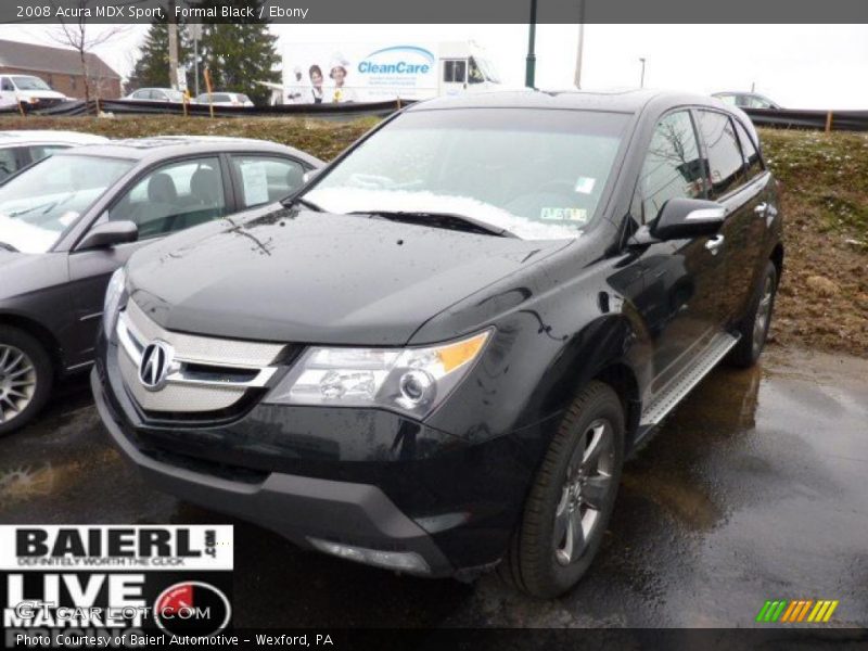 Formal Black / Ebony 2008 Acura MDX Sport