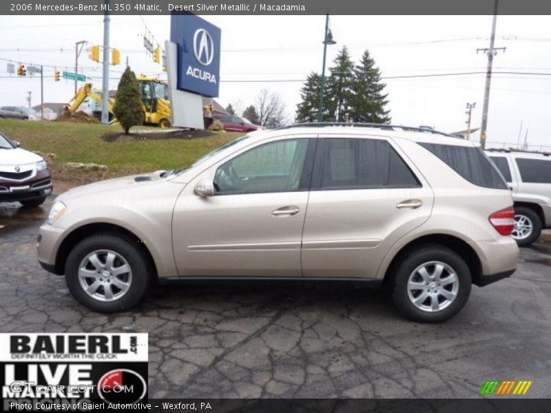 Desert Silver Metallic / Macadamia 2006 Mercedes-Benz ML 350 4Matic