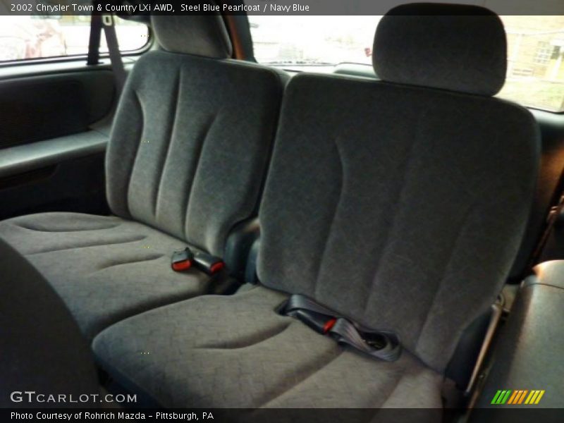 Steel Blue Pearlcoat / Navy Blue 2002 Chrysler Town & Country LXi AWD