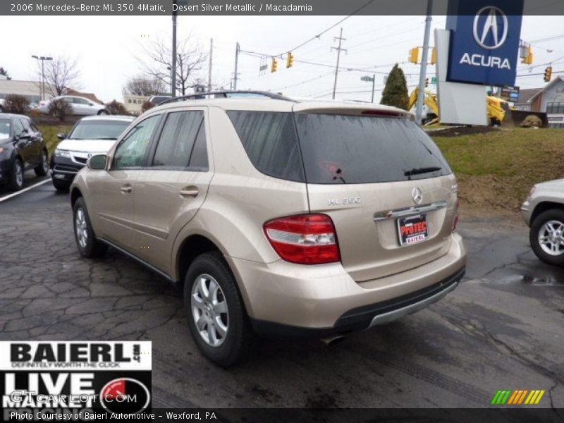 Desert Silver Metallic / Macadamia 2006 Mercedes-Benz ML 350 4Matic