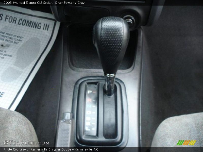 Silver Pewter / Gray 2003 Hyundai Elantra GLS Sedan