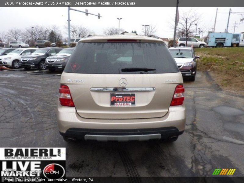 Desert Silver Metallic / Macadamia 2006 Mercedes-Benz ML 350 4Matic