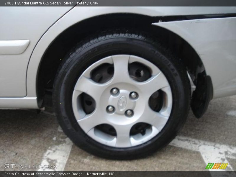 Silver Pewter / Gray 2003 Hyundai Elantra GLS Sedan