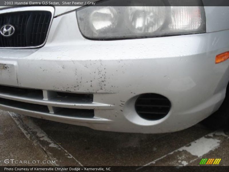 Silver Pewter / Gray 2003 Hyundai Elantra GLS Sedan