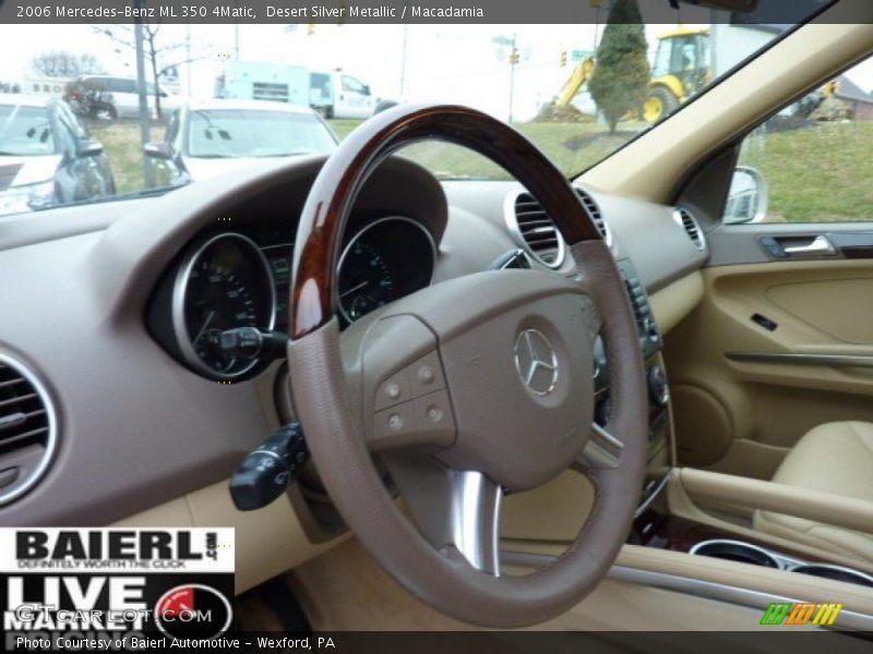 Desert Silver Metallic / Macadamia 2006 Mercedes-Benz ML 350 4Matic