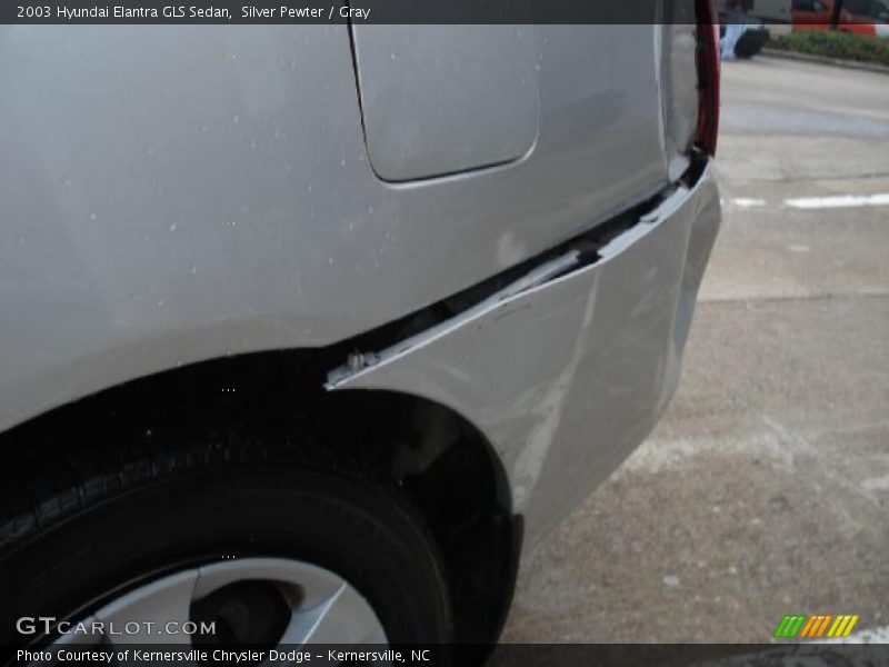 Silver Pewter / Gray 2003 Hyundai Elantra GLS Sedan