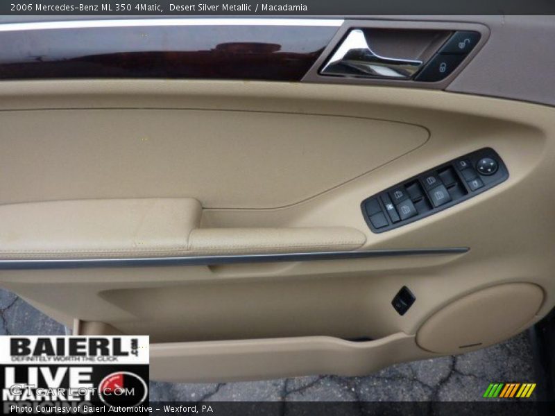 Desert Silver Metallic / Macadamia 2006 Mercedes-Benz ML 350 4Matic