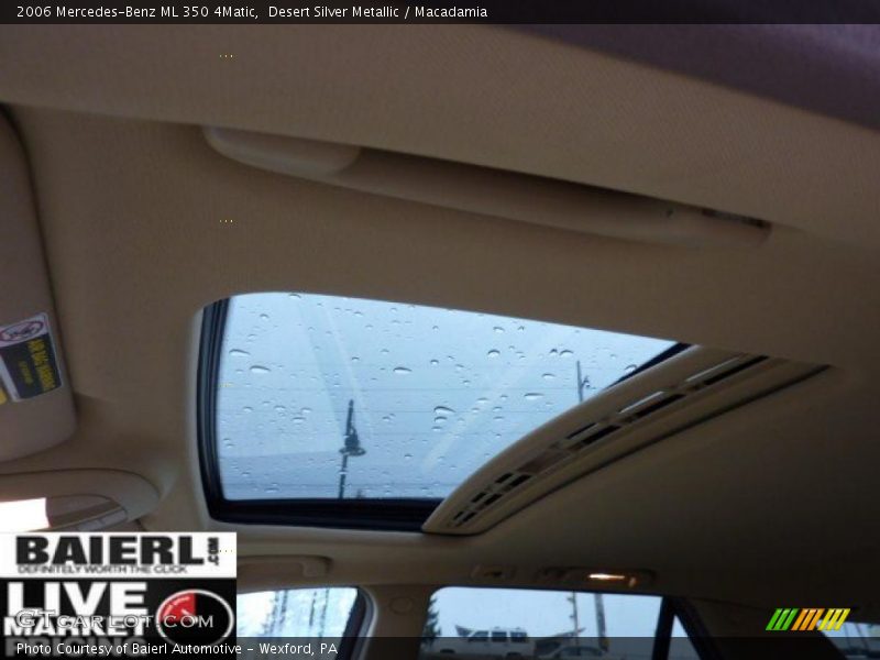 Desert Silver Metallic / Macadamia 2006 Mercedes-Benz ML 350 4Matic