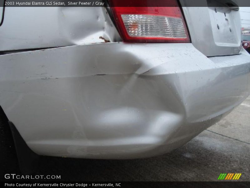 Silver Pewter / Gray 2003 Hyundai Elantra GLS Sedan