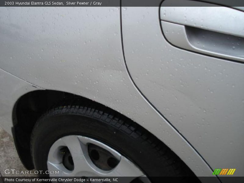 Silver Pewter / Gray 2003 Hyundai Elantra GLS Sedan