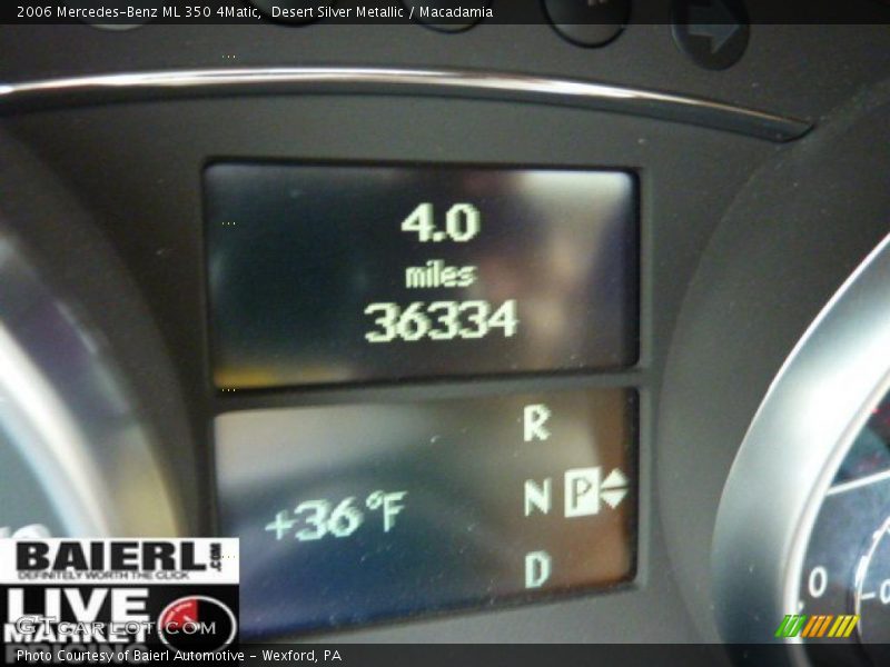 Desert Silver Metallic / Macadamia 2006 Mercedes-Benz ML 350 4Matic