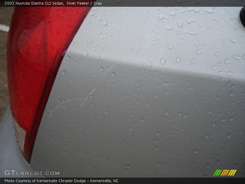 Silver Pewter / Gray 2003 Hyundai Elantra GLS Sedan