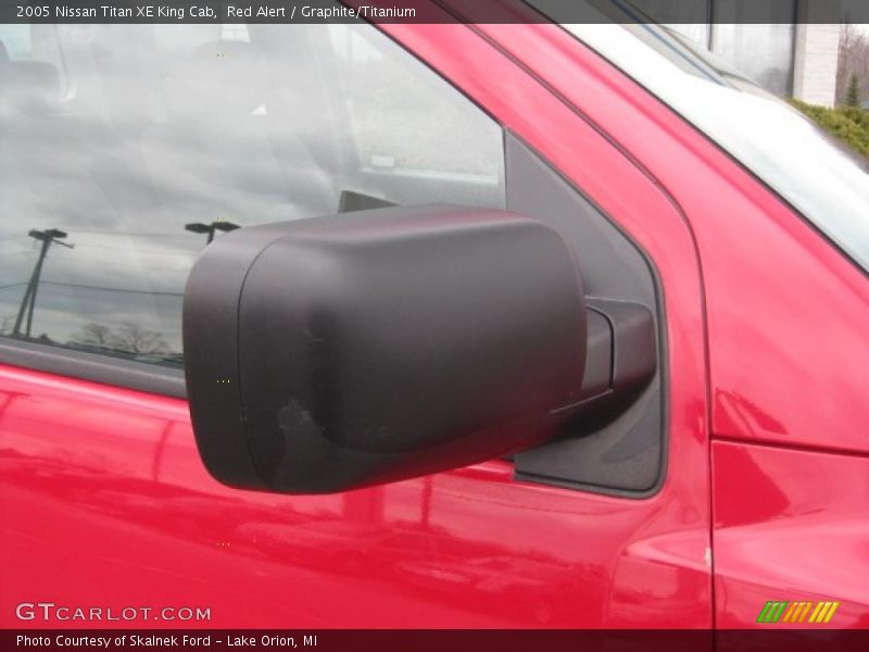 Red Alert / Graphite/Titanium 2005 Nissan Titan XE King Cab