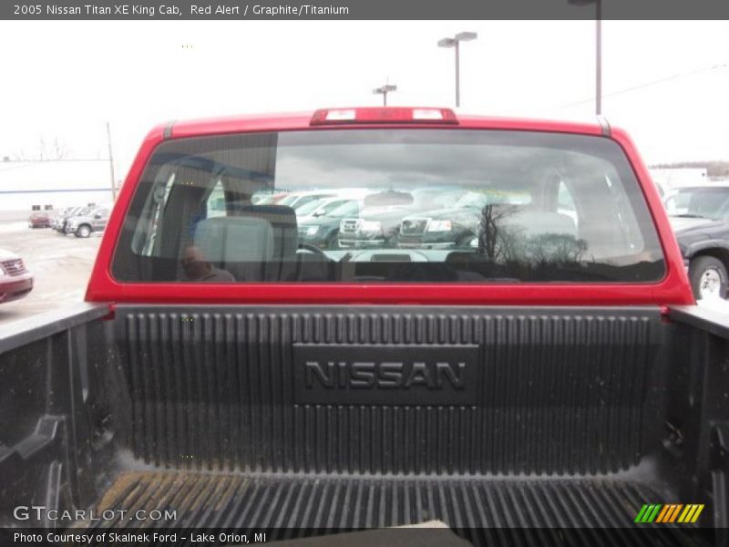 Red Alert / Graphite/Titanium 2005 Nissan Titan XE King Cab