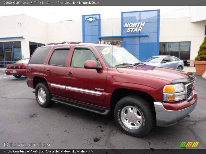 Garnet Red Metallic / Neutral/Shale 2002 GMC Yukon SLT 4x4