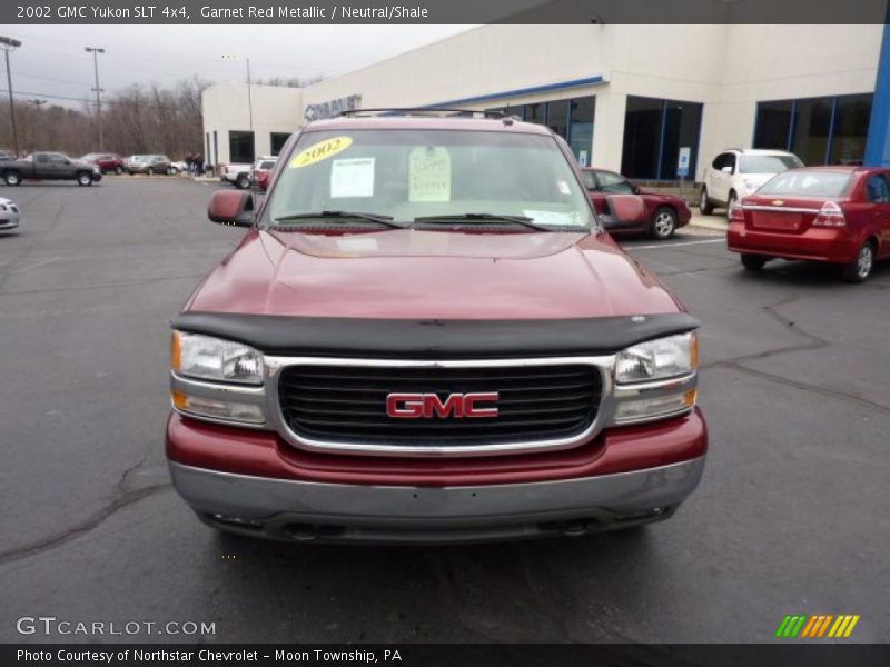 Garnet Red Metallic / Neutral/Shale 2002 GMC Yukon SLT 4x4