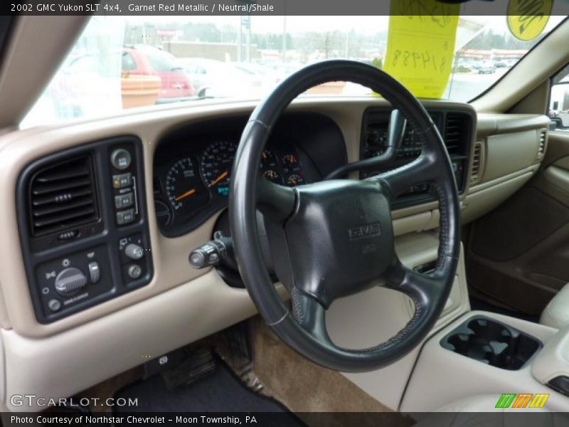 Garnet Red Metallic / Neutral/Shale 2002 GMC Yukon SLT 4x4