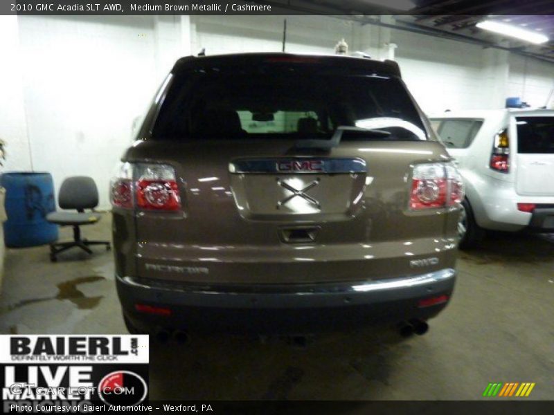 Medium Brown Metallic / Cashmere 2010 GMC Acadia SLT AWD