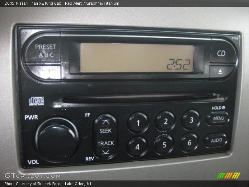 Red Alert / Graphite/Titanium 2005 Nissan Titan XE King Cab