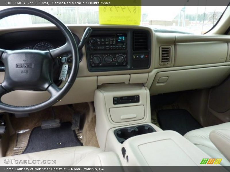 Garnet Red Metallic / Neutral/Shale 2002 GMC Yukon SLT 4x4