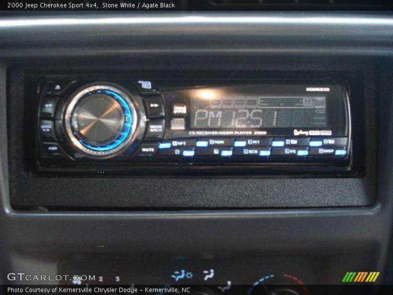 Stone White / Agate Black 2000 Jeep Cherokee Sport 4x4