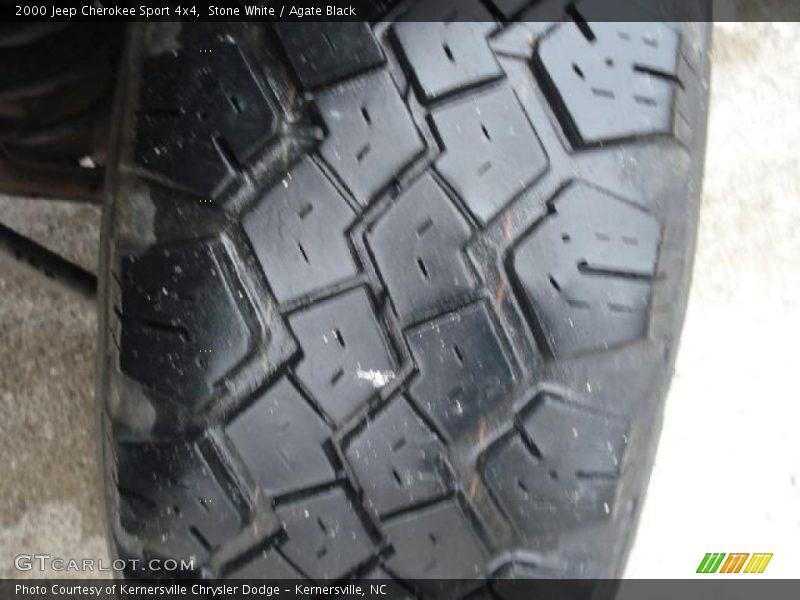 Stone White / Agate Black 2000 Jeep Cherokee Sport 4x4