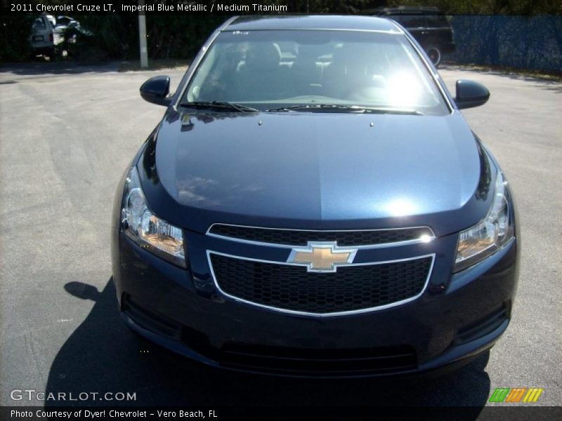 Imperial Blue Metallic / Medium Titanium 2011 Chevrolet Cruze LT