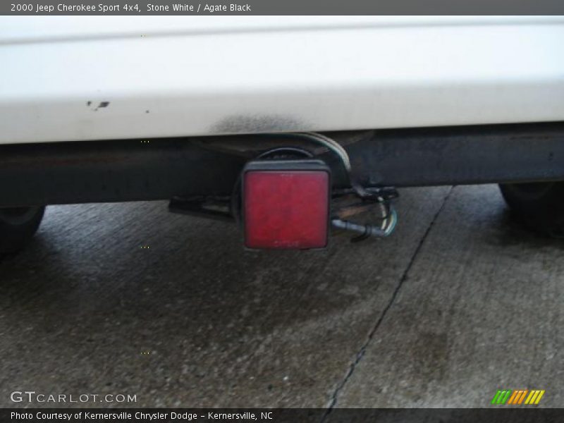 Stone White / Agate Black 2000 Jeep Cherokee Sport 4x4