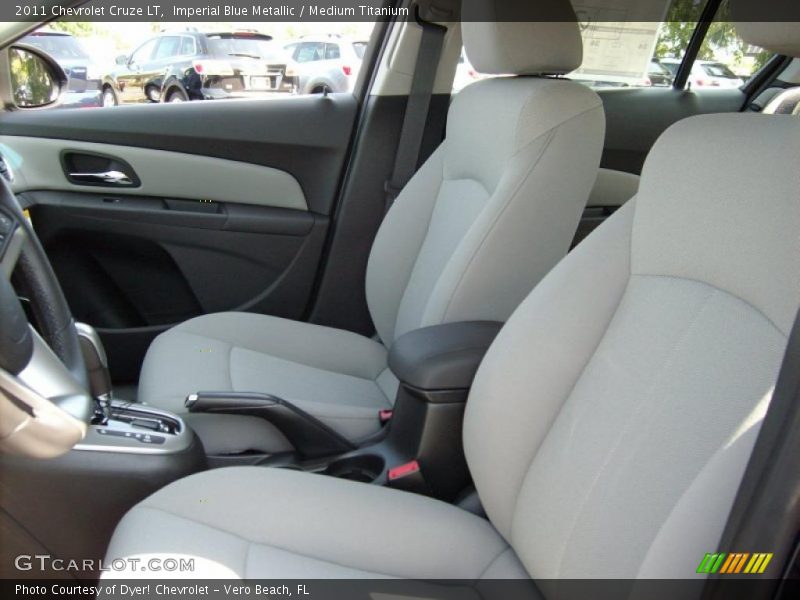 Imperial Blue Metallic / Medium Titanium 2011 Chevrolet Cruze LT