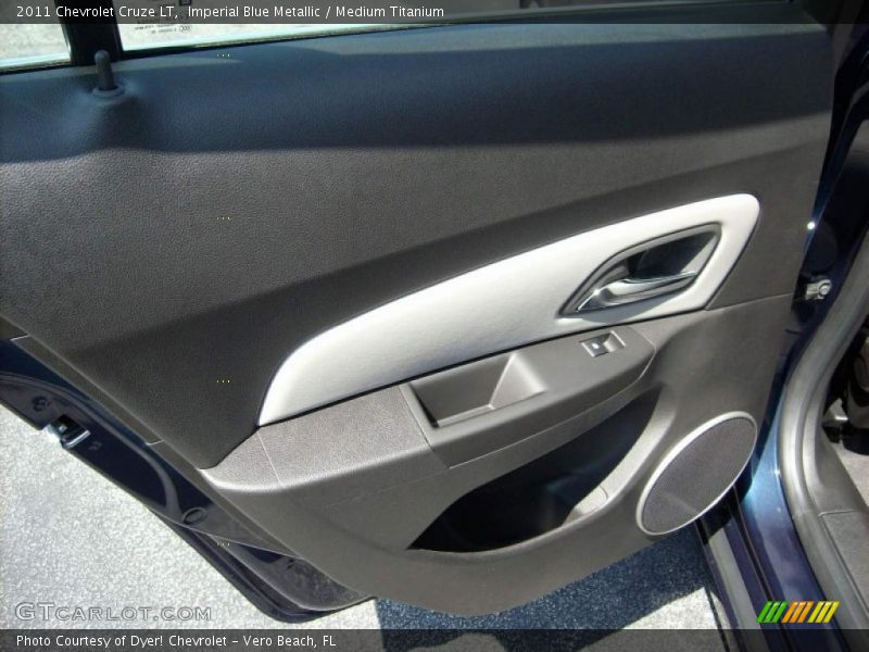 Imperial Blue Metallic / Medium Titanium 2011 Chevrolet Cruze LT