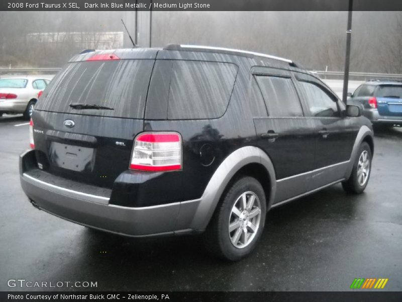Dark Ink Blue Metallic / Medium Light Stone 2008 Ford Taurus X SEL