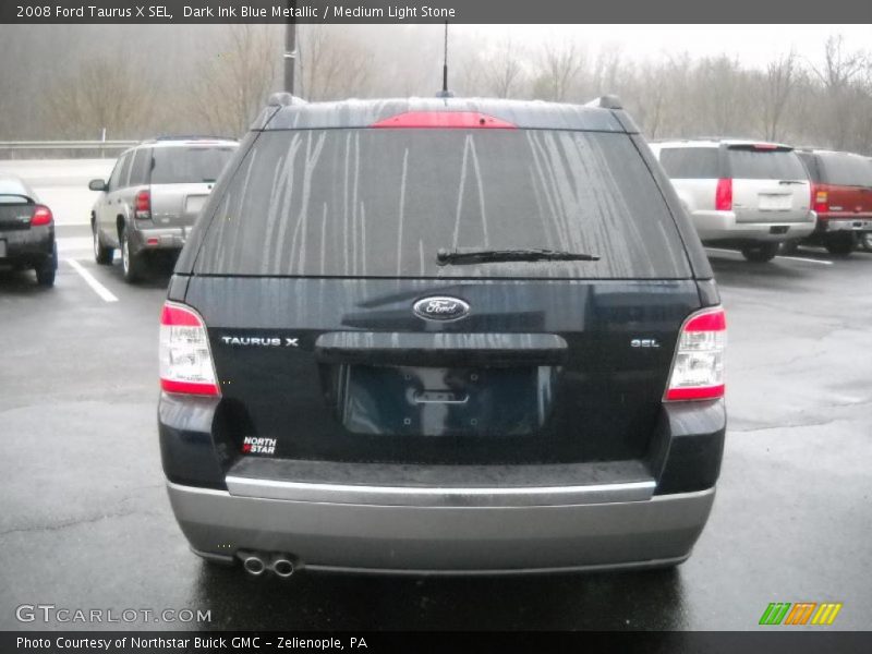 Dark Ink Blue Metallic / Medium Light Stone 2008 Ford Taurus X SEL