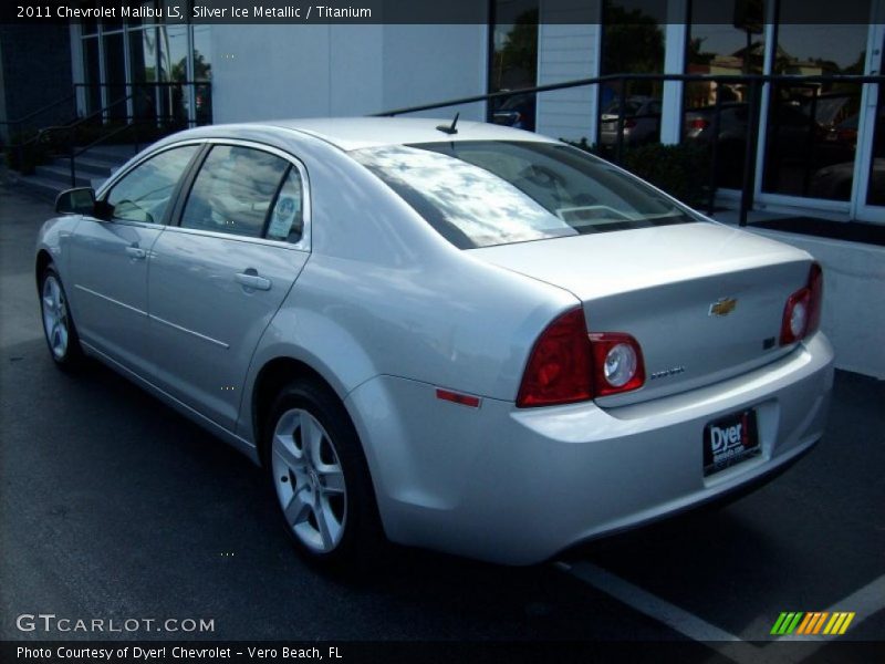 Silver Ice Metallic / Titanium 2011 Chevrolet Malibu LS