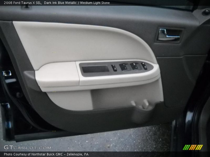 Dark Ink Blue Metallic / Medium Light Stone 2008 Ford Taurus X SEL