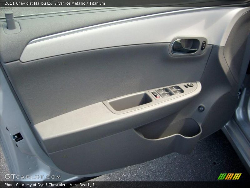 Silver Ice Metallic / Titanium 2011 Chevrolet Malibu LS